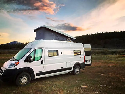 Family and Dog Friendly 2023 Winnebago Solis with Pop-up Top overland rental