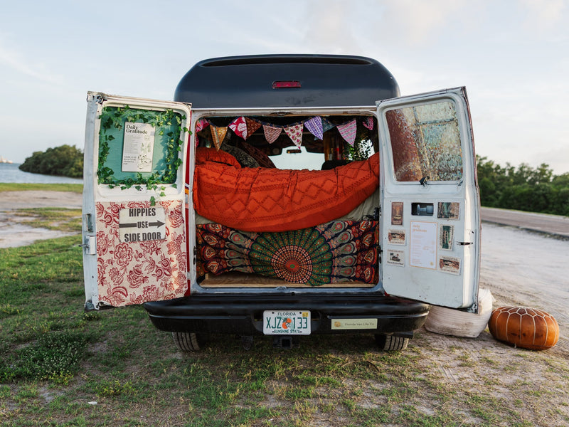  is set up by the water with open doors — photo 3