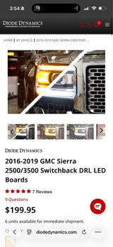 Diode Dynamics GMC headlight DRL upgrade in Kuna, ID (photo 1)