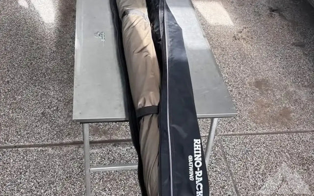 Rhino Rack Batwing 270 degree awning — used camp awnings for sale