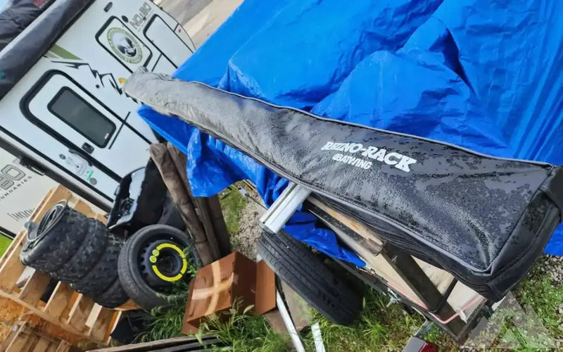 Rhino Rack Batwing Awning w/ walls — used camp awnings for sale (photo 2) — photo 2