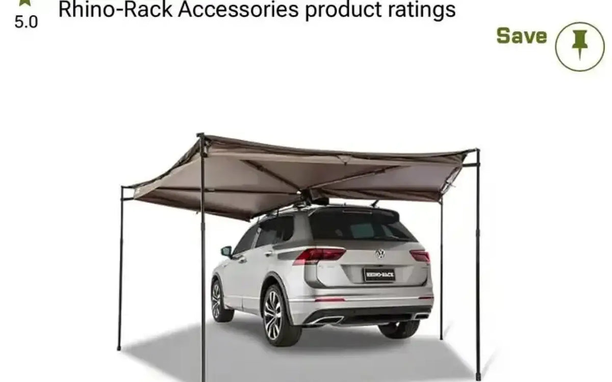 Rhino-Rack Batwing compact awning & room — used camp awnings for sale