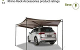 Rhino-Rack Batwing compact awning & room — used camp awnings for sale