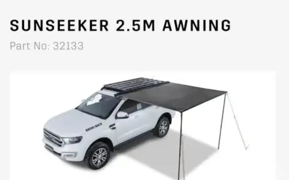 Rhino rack sunseeker awning — new camp awnings for sale — photo 1