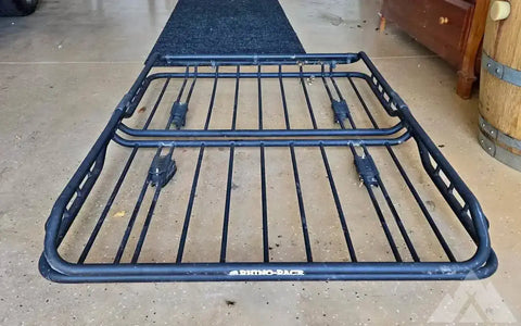 Rhino-Rack Xtray large roof mount cargo basket.
