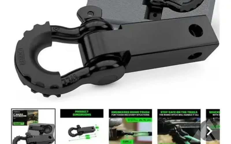 Rhino USA Kinetic Rope Recovery Kit + 2” Shackle — new gear for sale (photo 6) — photo 6