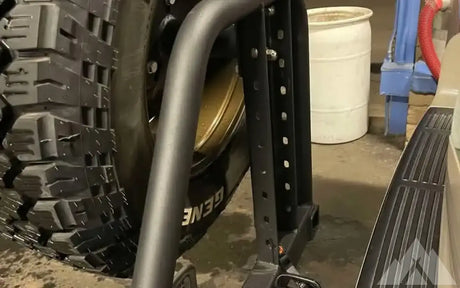 Rig'd Supply UltraSwing Multi-Fit Tire Carrier — used tire carriers & swing outs for sale (photo 3)