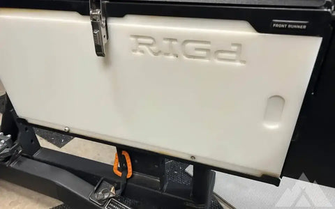 Rig’d ultra swing tire carrier with accessories