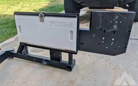 RIG'd UltraSwing -Hitch mount swing out spare tire