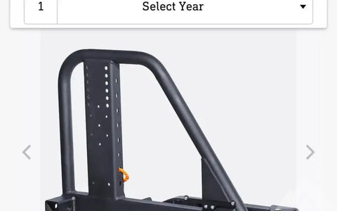 Rigd Supply Ultraswing Tire Carrier