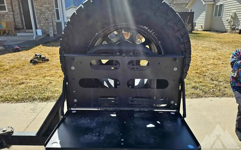 Rigd ultra swing spare tire carrier
