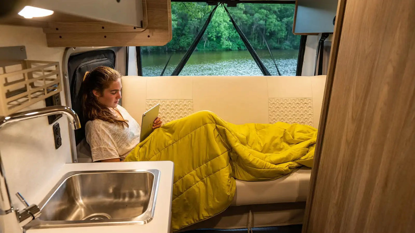  covered by a yellow blanket — photo 2