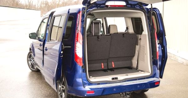  ideal for comfortable travel.|Versatile RV rental interior: large cargo space with folded seats — photo 12