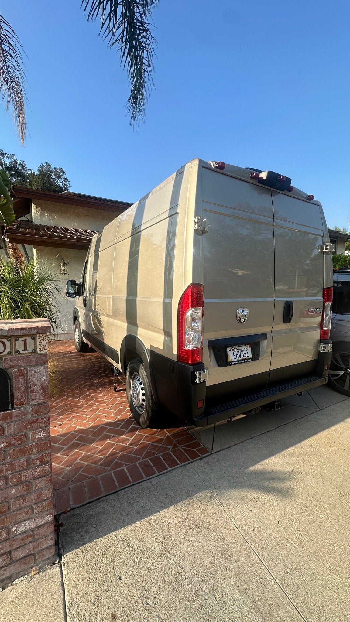  and power panel. Perfect camper van.|Inside an RV rental: a Renogy solar power system with charge controller — photo 19