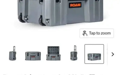 Roam Adventure 80L rolling hard case — used cases & cargo boxes for sale (photo 9)