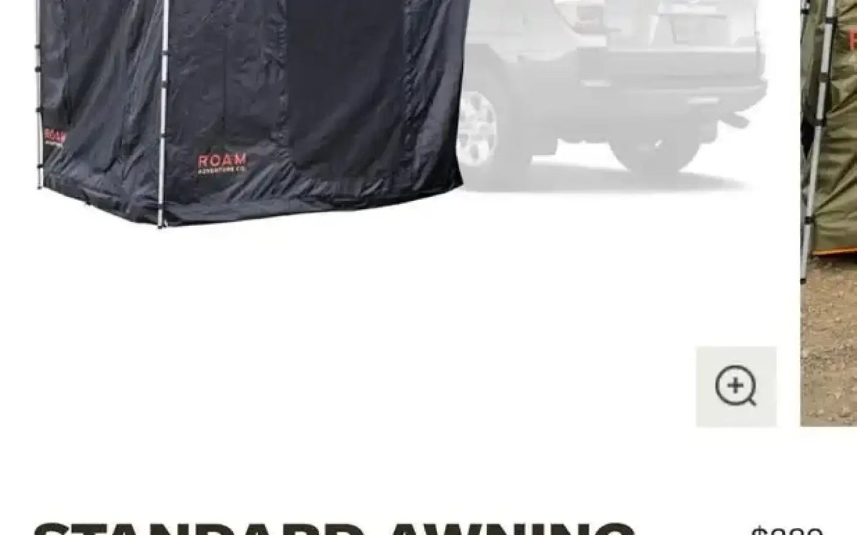 Roam Adventure Co Awning and Awning Room — used camp awnings for sale — photo 1