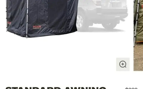 Roam Adventure Co Awning and Awning Room