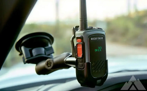 Rocky Talkie 5 watt radio mount