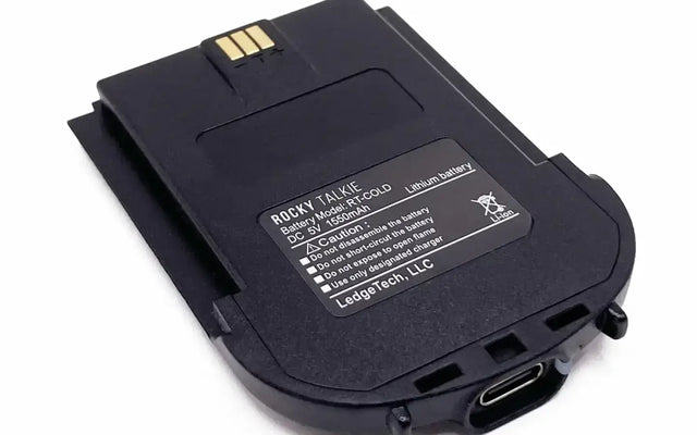 Rocky Talkie Mountain Radio replacement battery — photo 3