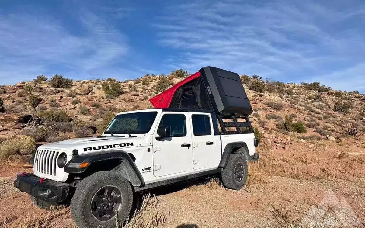 Rooftop tent and rack — used rooftop tents for sale — photo 1