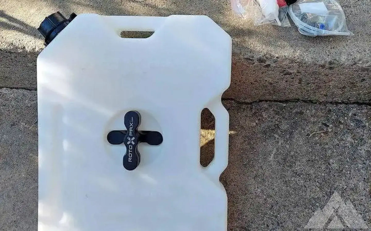 Rotopax 2gal. with mount/sherpa mount — new water & fuel storage for sale — photo 1