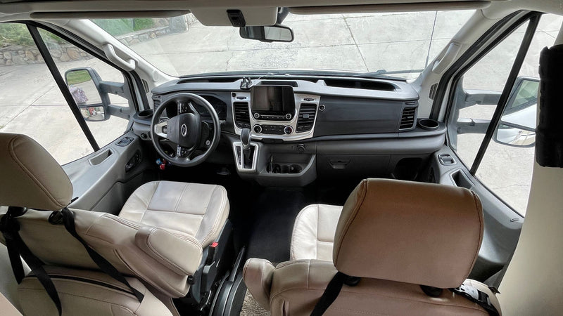  and front cockpit. Comfortable travel.|This RV rental floor plan shows an efficient interior layout — photo 3