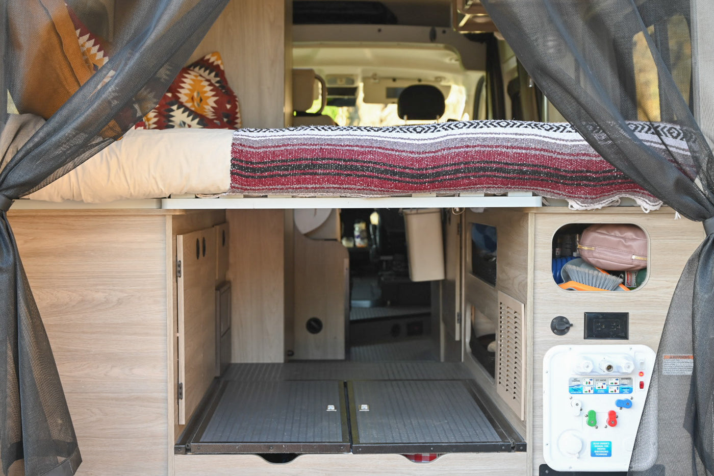  dining table & scenic mountain view. Ideal for van life adventures.|Step inside this RV rental — photo 11