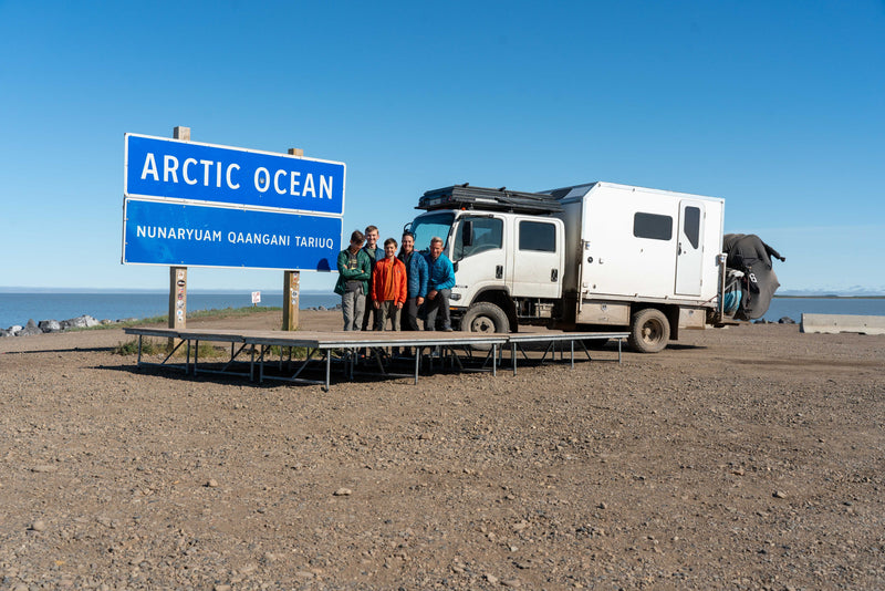 The rig at the Arctic Ocean sign in Tuktoyaktuk — photo 13