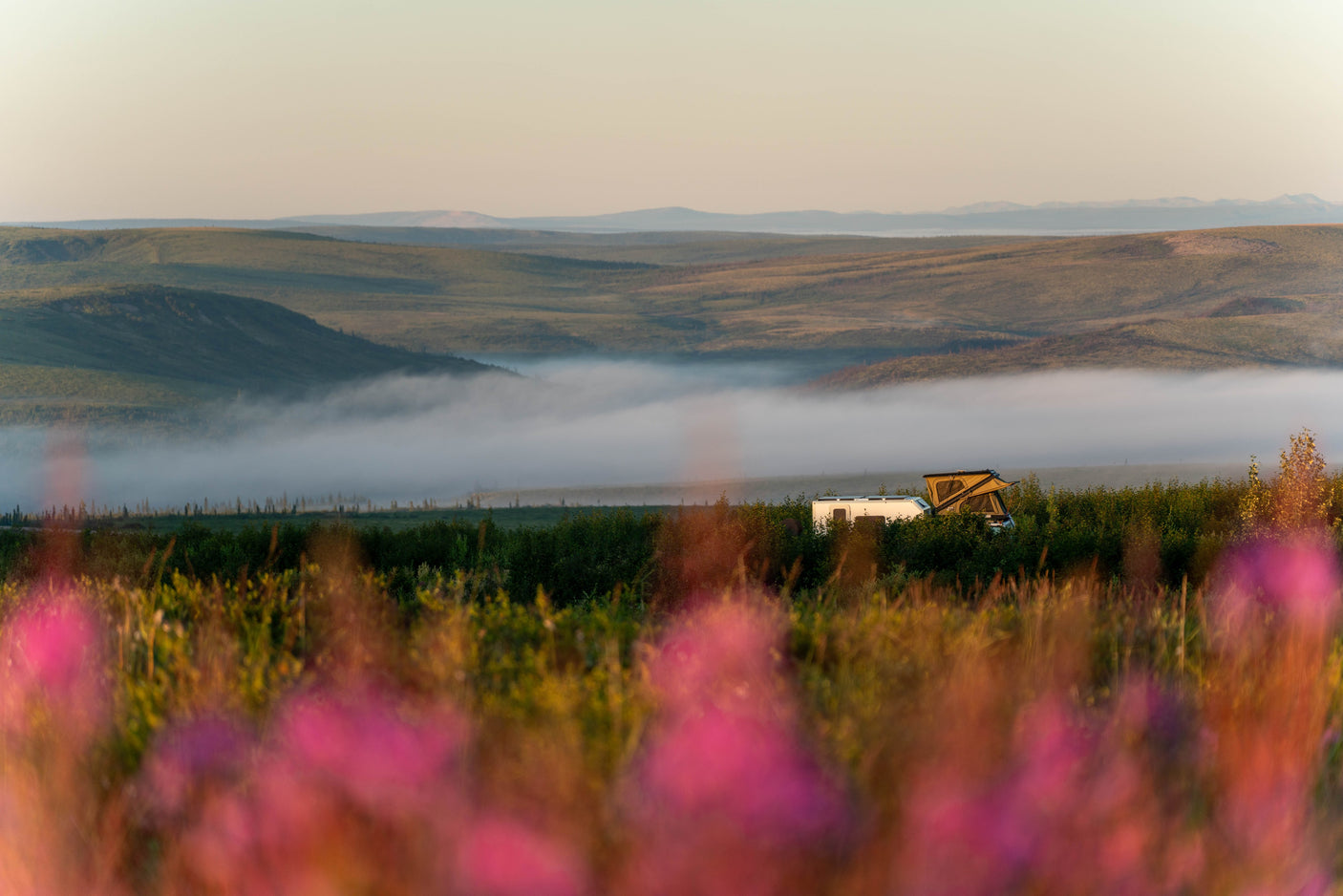 Backcountry landscape from the road