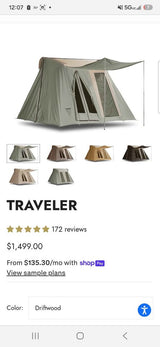Springbar traveler 10x10 5man canvas tent in Salt Lake City, UT (photo 9)