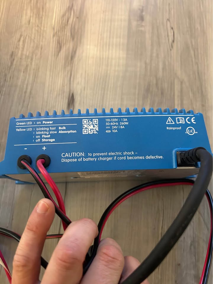 Victron Energy Blue Smart IP67 Charger 24/8 in Black Diamond, WA (photo 3)