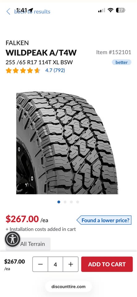 5 Rubicon wheels on 3 Falken Wildpeak A/T4W in Portland, OR (photo 5) — photo 5