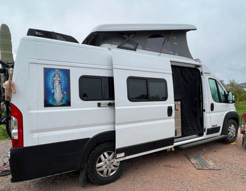 Adventure-Ready Winnebago Solis 59PX – Sleeps 4, Solar, A/C & More! overland rental