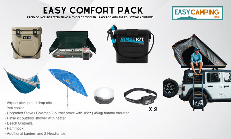 Upgrade your RV rental experience with the Easy Comfort camping package, featuring a Jeep with rooftop tent and premium gear. — photo 6