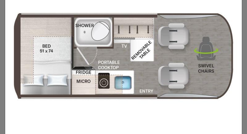 Newer Sprinter Van; TV; Indoor Shower; Luxury — photo 2