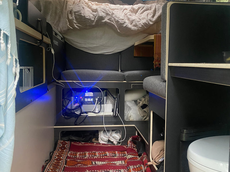  perfect for rv rental trips. Gray & black unit keeps items cool — photo 7
