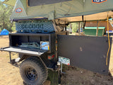 Off-Road Overland Trailer w/ Rooftop Tent, Awning & Camp Kitchen