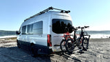 Discover nature's beauty with this Airstream RV rental, bikes ready for lakeside adventures.