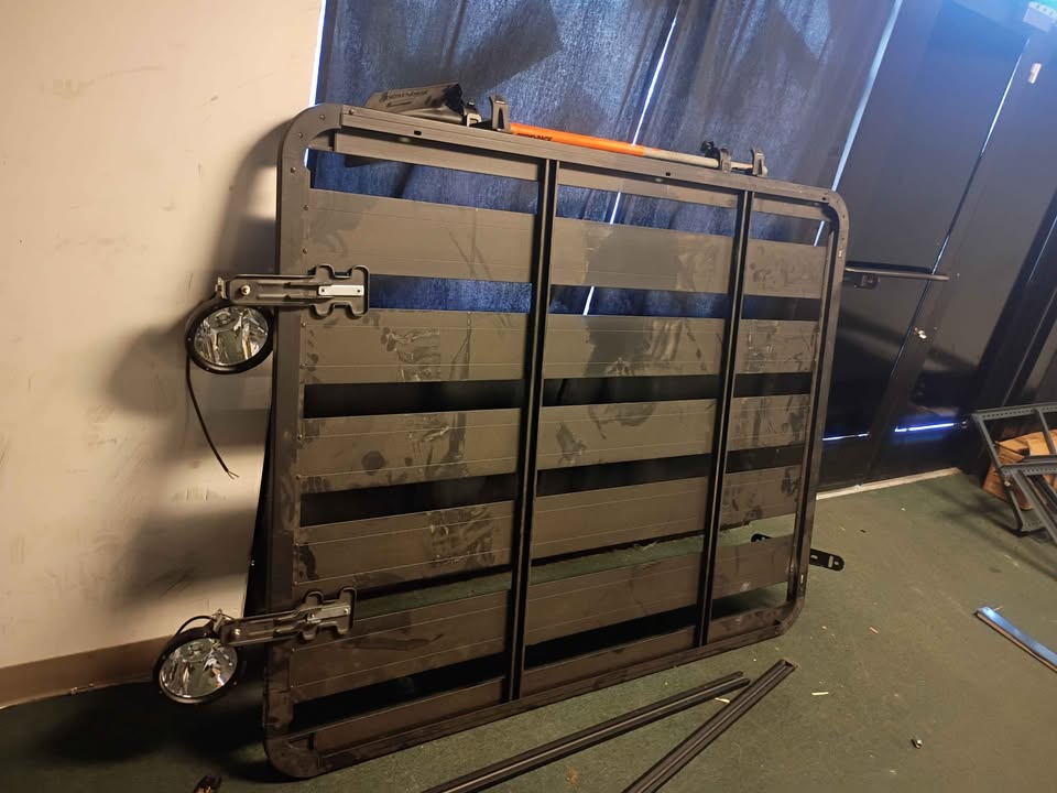 Think Rhino Roof Rack with shovel and lights New but open box, comes with mounting hardware in Spokane, WA (photo 3) — photo 3