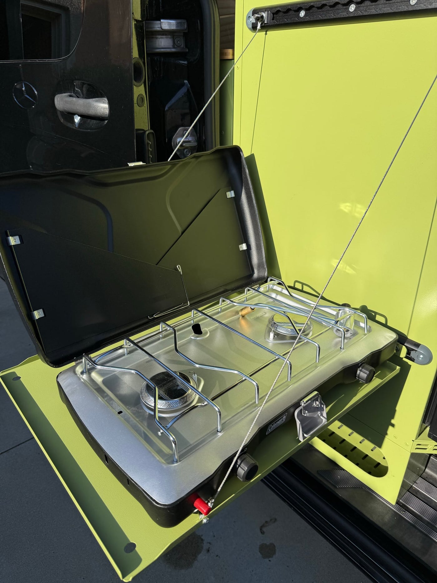  & control panel.|Step inside this vibrant **rv rental** camper van — photo 16