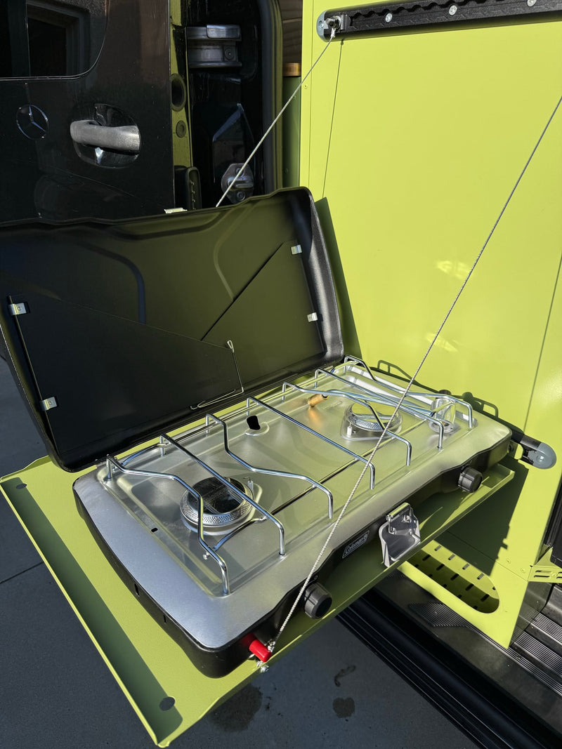  & control panel.|Step inside this vibrant **rv rental** camper van — photo 16