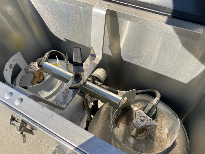 pods & "More Coffee Please" sign. Ideal for trips!|This gleaming Airstream Sport travel trailer — photo 6