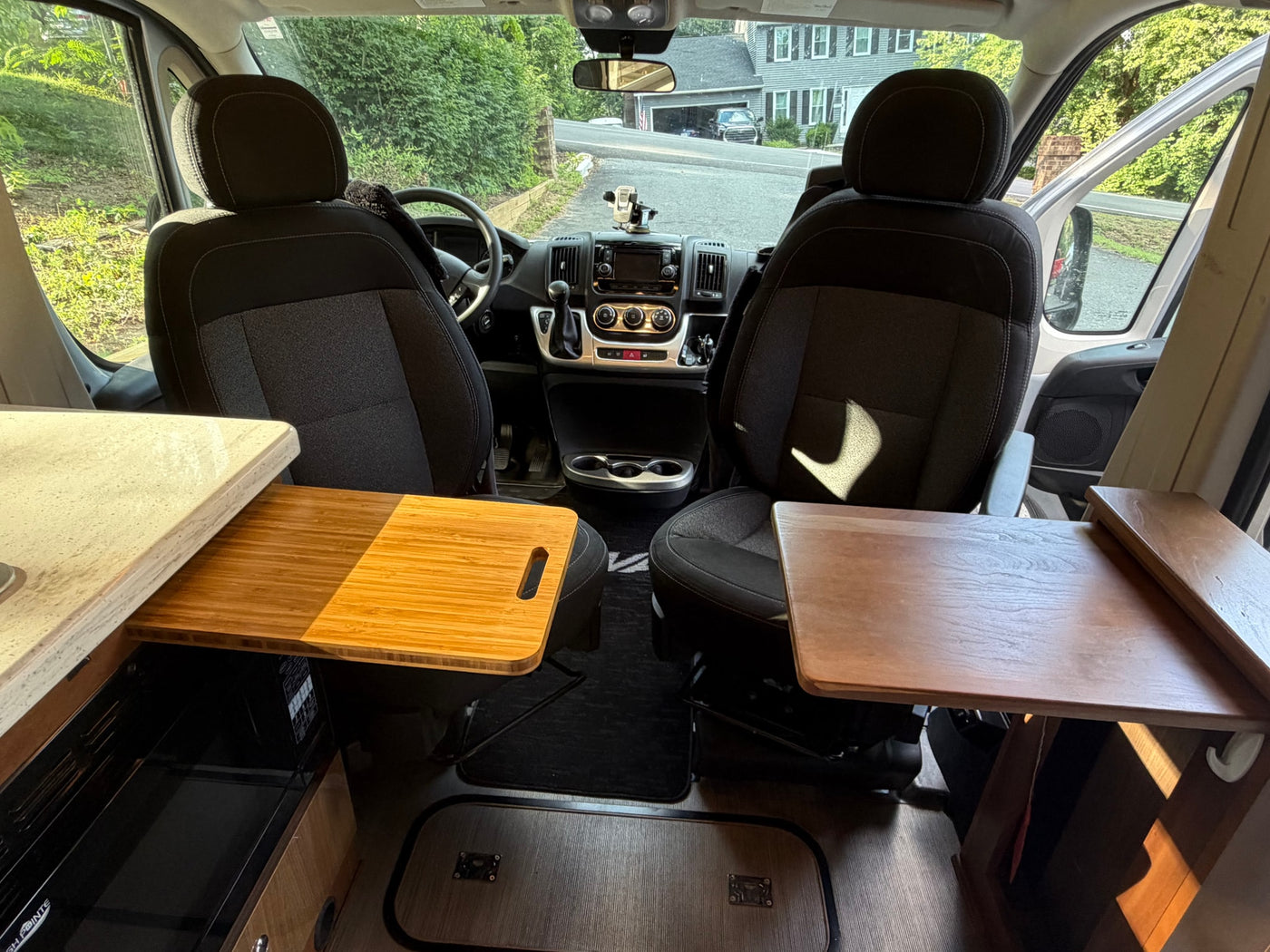  ready for adventure.|RV rental wet bath interior: compact toilet & shower. View into the camper van's cabin — photo 4