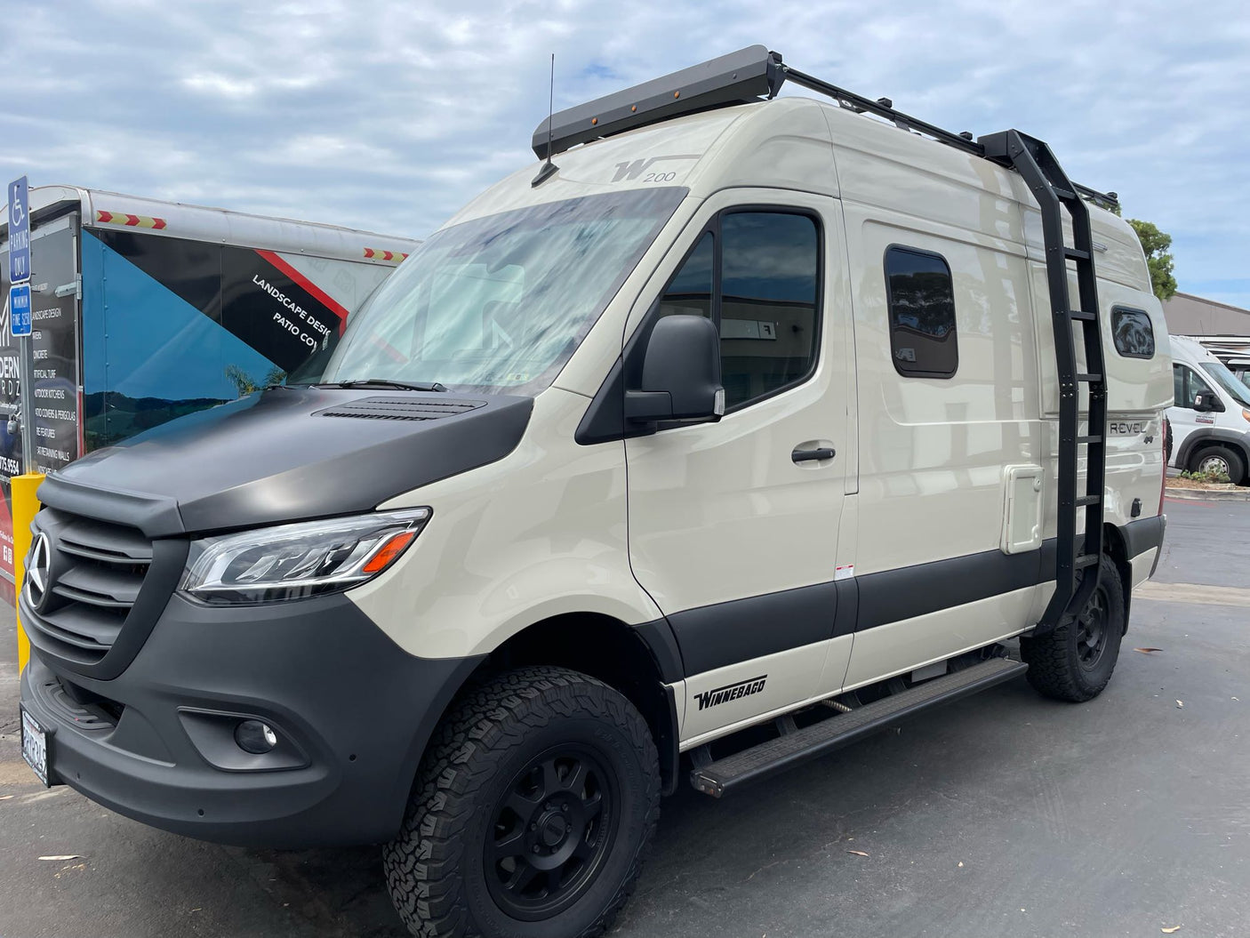 Explore in style! This Winnebago Revel 4x4 adventure van is an ideal rv rental for rugged trips.
