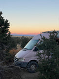 Sprinter Van w wooden cabin, heater, queen bed