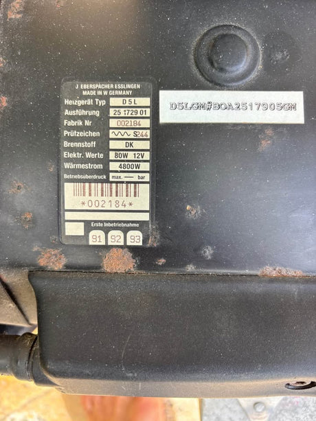 Espar heavy duty diesel heater never used in Belvedere-Tiburon, CA (photo 5)