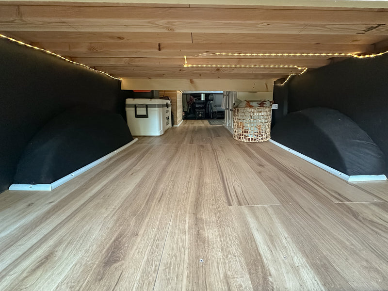 and bags ready for movie night in a cozy RV rental. Perfect travel snacks!|RV rental transformed into a Starlight Theatre! A projector shows Mario — photo 19