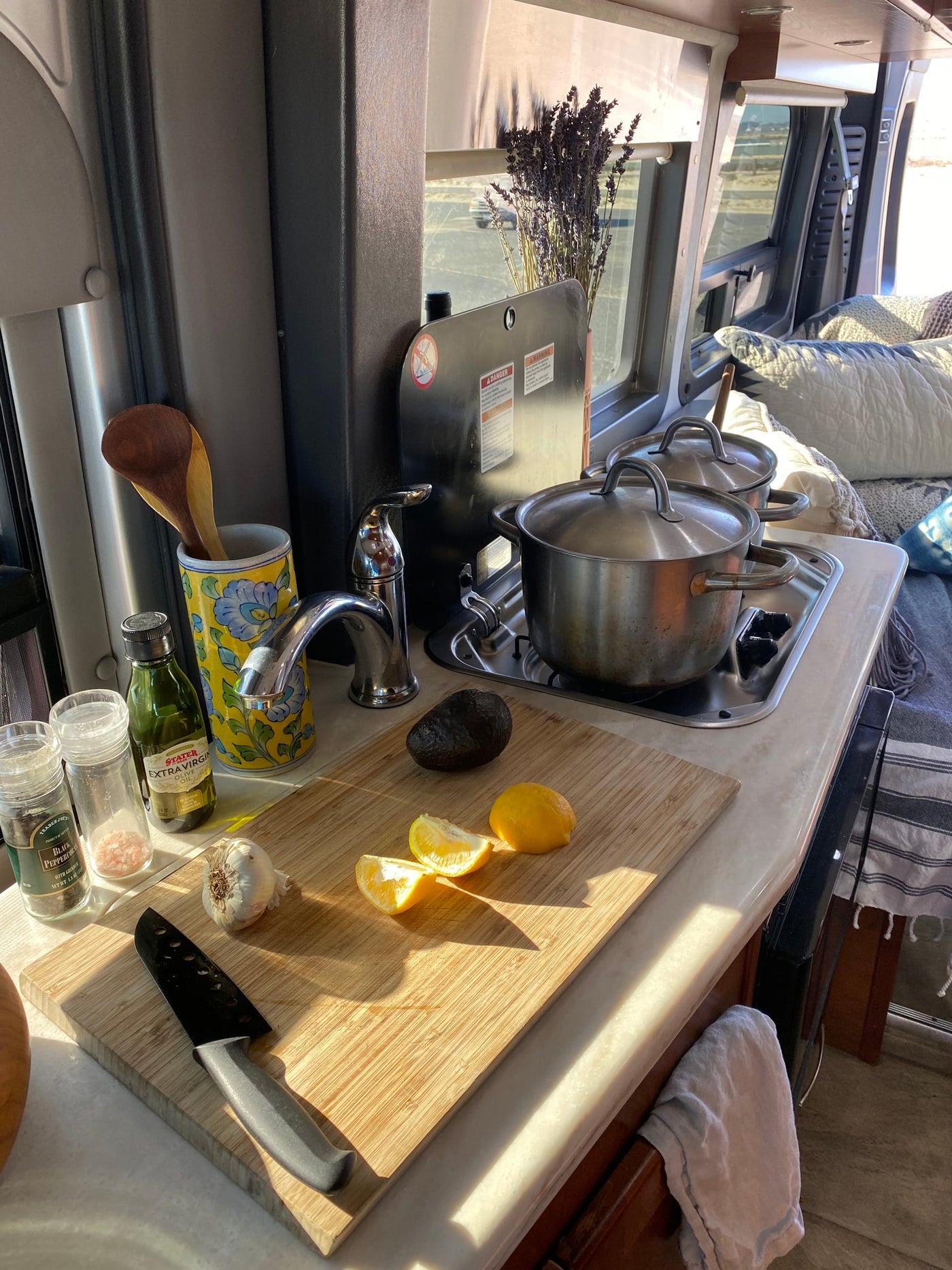  and compact kitchen. Experience mobile comfort.|This **rv rental** fridge is well-stocked with drinks — photo 14