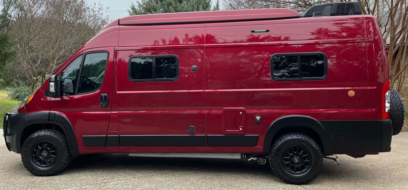 perfect for your next RV rental adventure.|This vibrant red camper van — photo 9