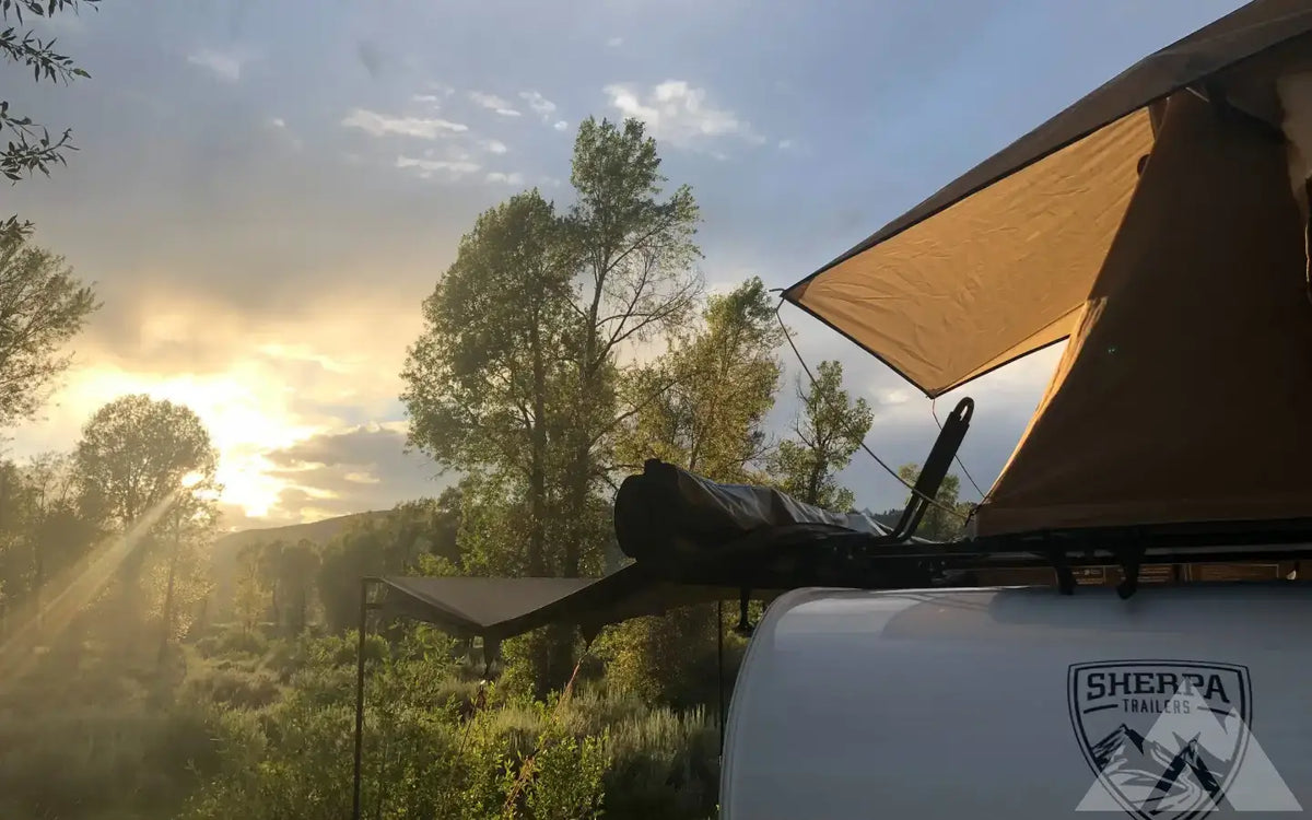 Sherpa Bigfoot - Tent, Bed, Solar, Awning + Fridge — used overland trailer for sale in Port Saint Lucie, FL (photo 3) — photo 3